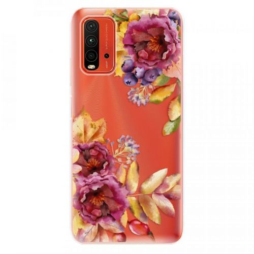 Odolné silikónové puzdro iSaprio - Fall Flowers - Xiaomi Redmi 9T