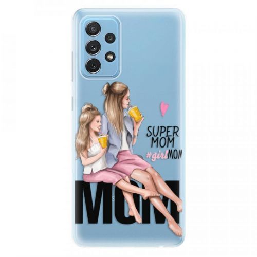 Odolné silikónové puzdro iSaprio - Milk Shake - Blond - Samsung Galaxy A72