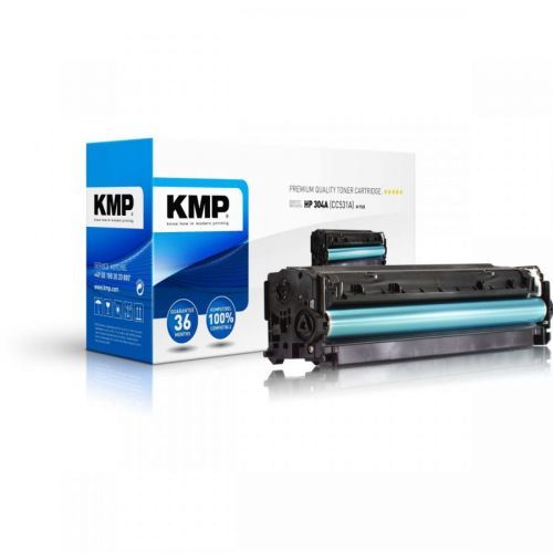 KMP Toner HP 304A, HP CC531A,  - kompatibilný s čipom (Azúrový)