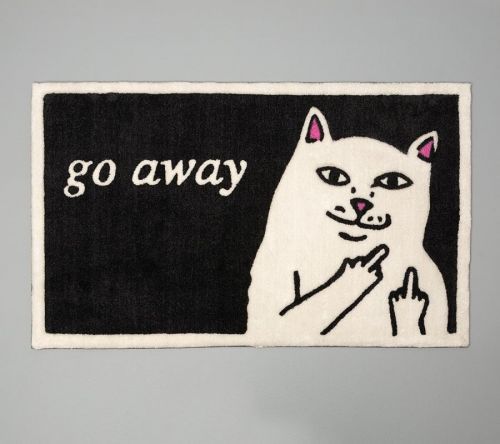 RIPNDIP Go Away Rug Black