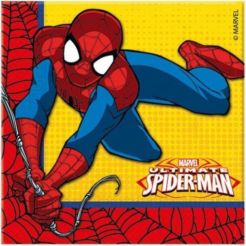 Servítky Spiderman 33x33cm 20ks
