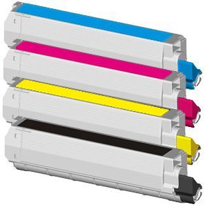 Tonery Náplně Toner OKI 42918916 kompatibilný s čipom (Čierny)