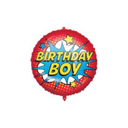 Procos Fóliový balón - Birthday Boy - komiks 46 cm