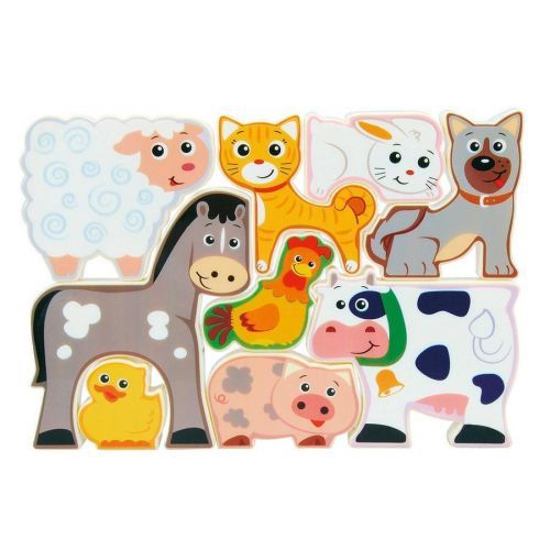 Puzzle zvieratká z farmy