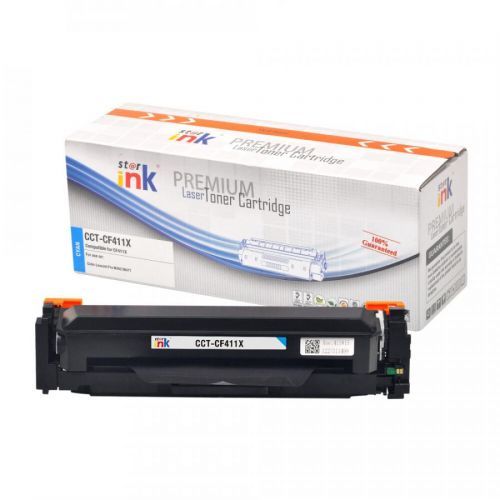 Starink kompatibilný s čipom toner HP 410X, HP CF411X (Azúrový)