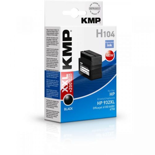 KMP Cartridge HP 932XL, HP CN053AE,  - kompatibilný s čipom (Čierna)