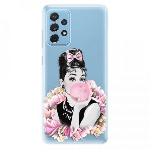 Odolné silikónové puzdro iSaprio - Pink Bubble - Samsung Galaxy A72
