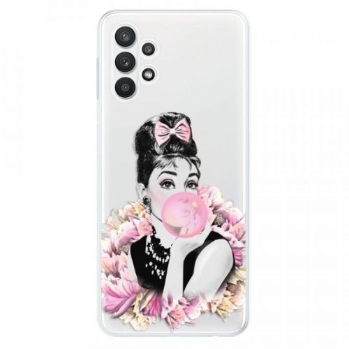 Odolné silikónové puzdro iSaprio - Pink Bubble - Samsung Galaxy A32