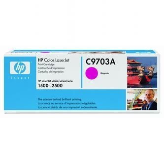 HP Tonerová cartridge HP Color LaserJet 1500, L, 2500, N, L, TN, červená, C9703A, 4% - originál