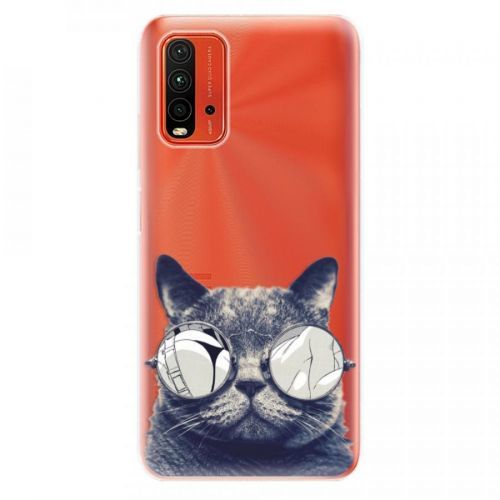 Odolné silikónové puzdro iSaprio - Crazy Cat 01 - Xiaomi Redmi 9T