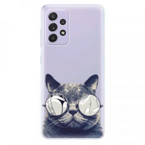 Odolné silikónové puzdro iSaprio - Crazy Cat 01 - Samsung Galaxy A52/A52 5G