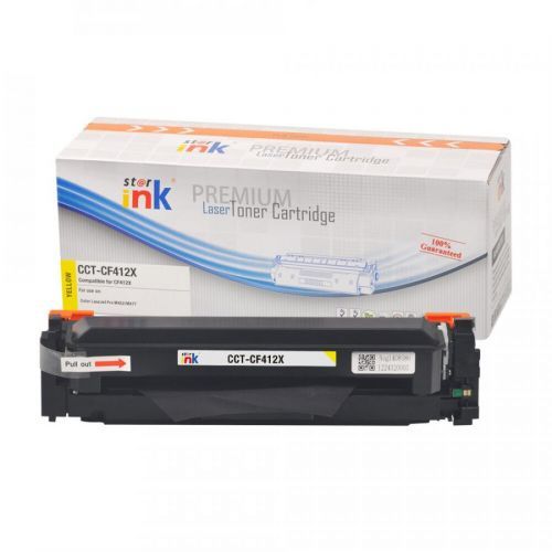 Starink kompatibilný s čipom toner HP 410X, HP CF412X (Žltý)