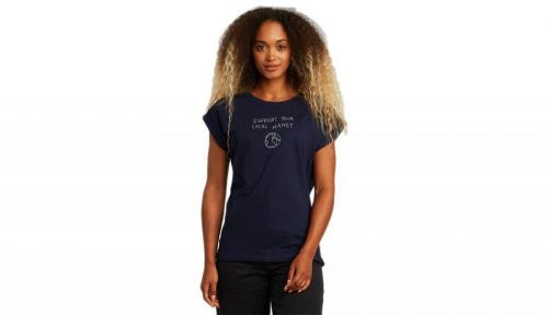 Dedicated T-shirt Visby Local Planet Navy modré 17176