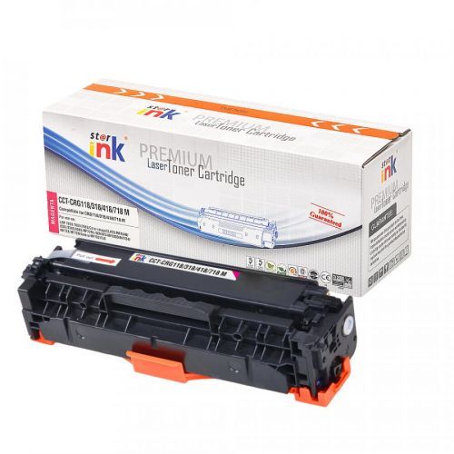 Starink kompatibilný s čipom toner Canon CRG-718M (Purpurový)