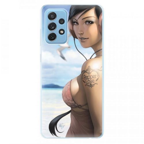 Odolné silikónové puzdro iSaprio - Girl 02 - Samsung Galaxy A72