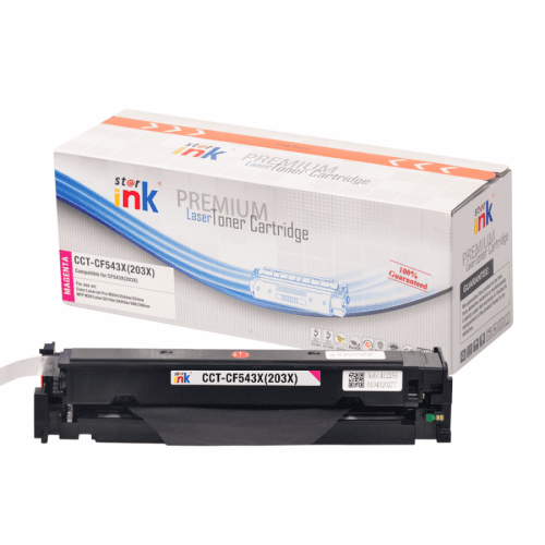 Starink kompatibilný s čipom toner HP 203X, HP CF543X (Purpurový)