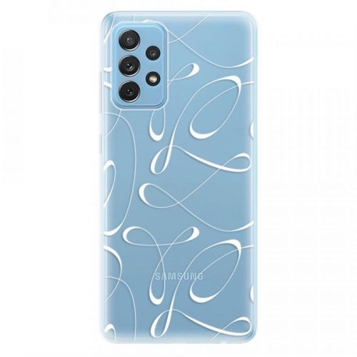 Odolné silikónové puzdro iSaprio - Fancy - white - Samsung Galaxy A72