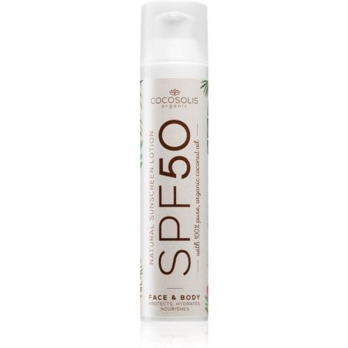 COCOSOLIS Natural ochranný krém na opaľovanie SPF 50 100 ml