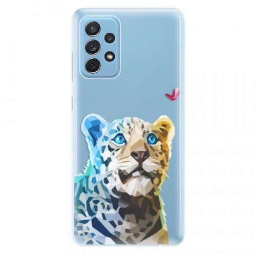 Odolné silikónové puzdro iSaprio - Leopard With Butterfly - Samsung Galaxy A72