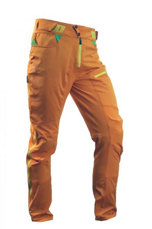 Nohavice unisex Haven Singletrail - oranžové, XXL