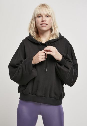 Urban Classics Ladies Organic Oversized Terry Hoody black - XS/S