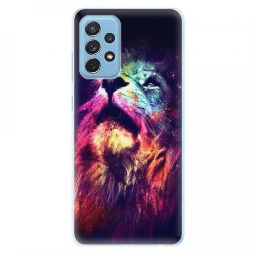 Odolné silikónové puzdro iSaprio - Lion in Colors - Samsung Galaxy A72