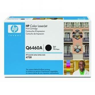 HP Tonerová cartridge HP Color LaserJet 4730mfp, 4730x, xm, xs, čierna, Q6460A, 1200% - originál