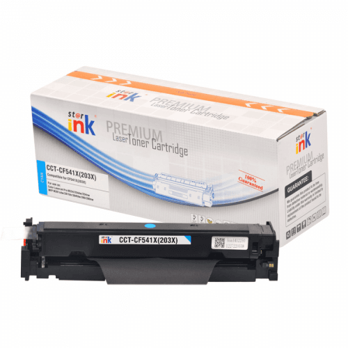 Starink kompatibilný s čipom toner HP 203X, HP CF541X (Azúrový)