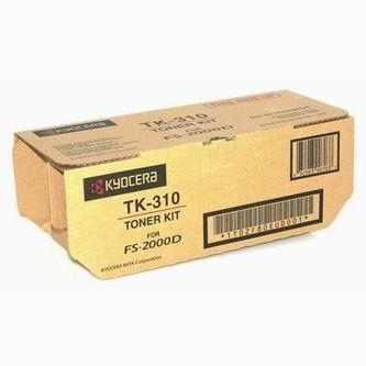 Kyocera Toner Kyocera Mita FS-2000D, DN, 3900DN, 4000DN, čierny, TK310, 12000s, O% - originál