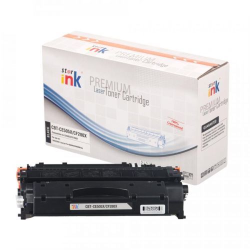 Starink kompatibilný s čipom toner HP 05X, CE505X, vlastný patent (Čierny)