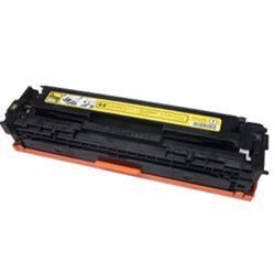 Tonery Náplně HP CE322A kompatibilná kazeta s čipom (Žltá)
