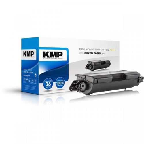 KMP Toner Kyocera TK-590K,  - kompatibilný s čipom (Čierna)