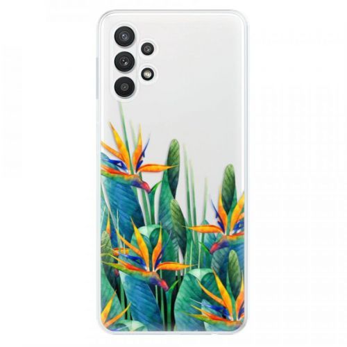 Odolné silikónové puzdro iSaprio - Exotic Flowers - Samsung Galaxy A32