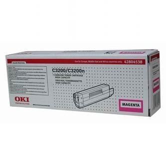 Oki Toner OKI Laser C3200, červený, 42804538, 3000s, O% - originál