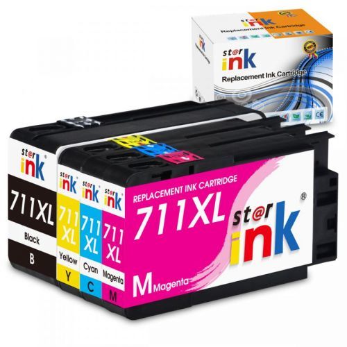 Starink kompatibilní cartridge HP 711, CZ133A, CZ130A, CZ131A, CZ132A (Multipack CMYK)% - originál