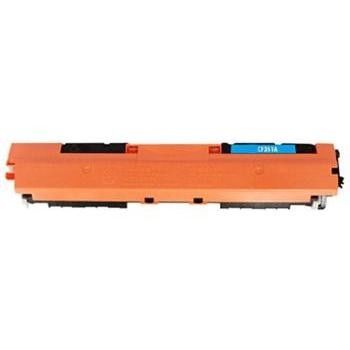 Tonery Náplně Toner HP CF351A, HP 130A kompatibilná kazeta s čipom (Azúrová)