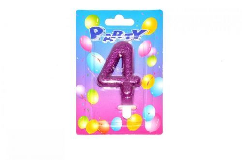 Tortové sviečky glitter č.4