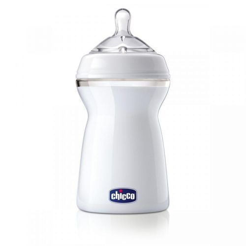 CHICCO Fľaša dojčenská Natural Feeling 330 ml, neutral 6m+