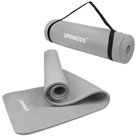 Univerzálna Fitness Yoga podložka 183cm x 60 x 1- sivá