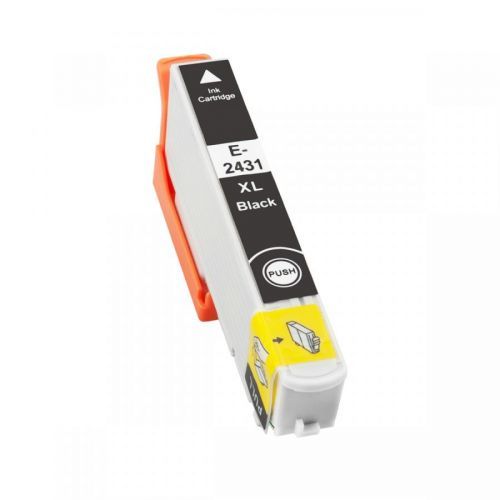 Tonery Náplně Epson T2431 XL kompatibilná kazeta s čipom (Čierna).cz