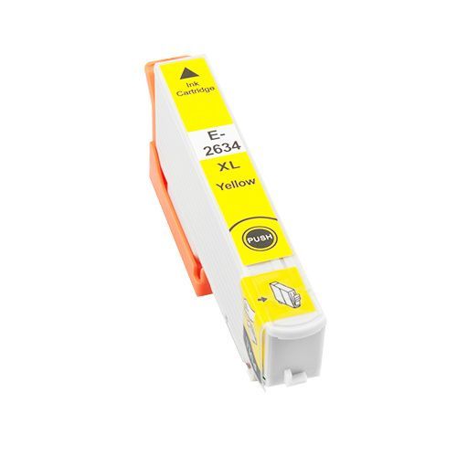 Tonery Náplně Epson T2634 XL kompatibilná kazeta s čipom (Žltá)