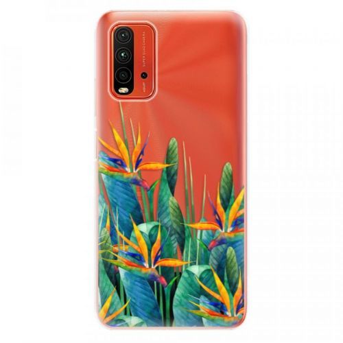 Odolné silikónové puzdro iSaprio - Exotic Flowers - Xiaomi Redmi 9T
