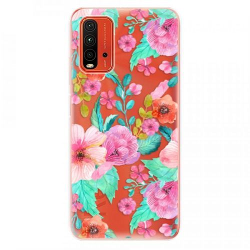 Odolné silikónové puzdro iSaprio - Flower Pattern 01 - Xiaomi Redmi 9T