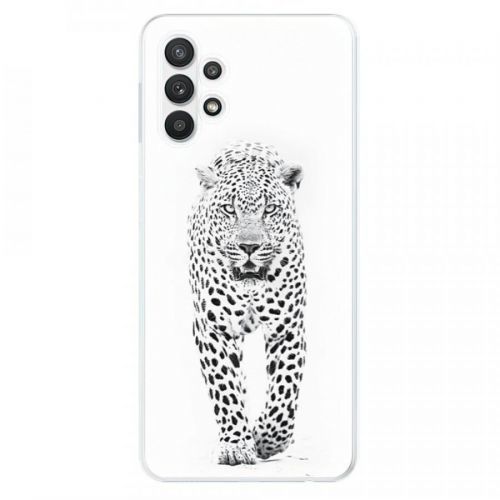 Odolné silikónové puzdro iSaprio - White Jaguar - Samsung Galaxy A32