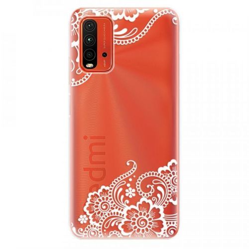 Odolné silikónové puzdro iSaprio - White Lace 02 - Xiaomi Redmi 9T