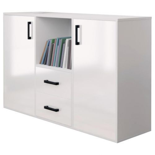 Komoda Herakles 1 biely/biely lesk