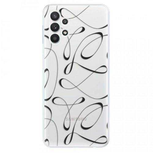 Odolné silikónové puzdro iSaprio - Fancy - black - Samsung Galaxy A32