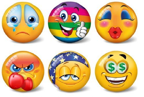 Lopta Emoji 23cm