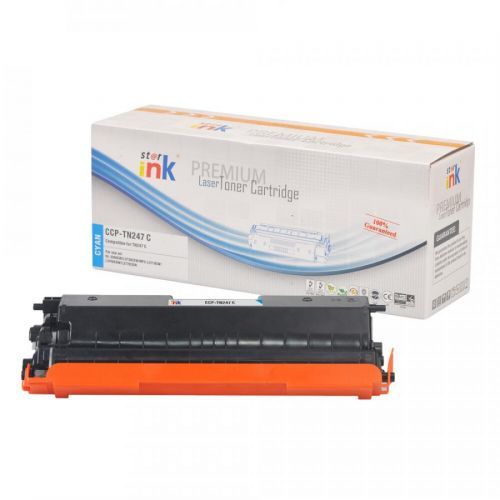 Starink kompatibilný s čipom toner Brother TN-247C, TN247C (Azúrový)
