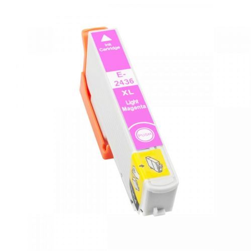 Tonery Náplně Epson T2436 XL kompatibilná kazeta s čipom (Svetlo purpurová).cz